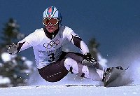 AP/Wide World Photo of  Canada's Ross Rebagliati